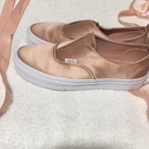 Vans Shoes | Womens Rose Gold Ballet 